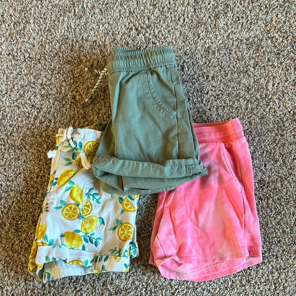 Girls Multi-Brand Shorts. 3 Pairs. Size 6x.